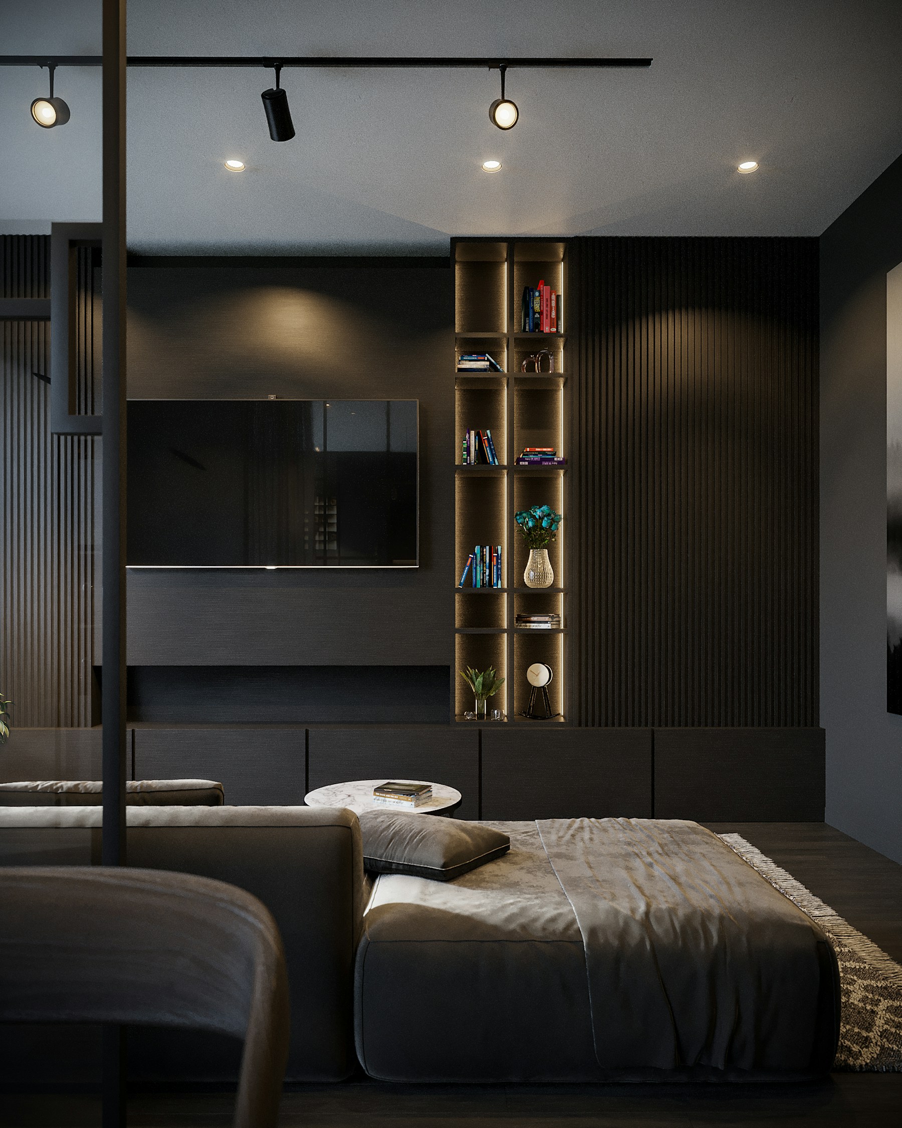 Serene luxury bedroom